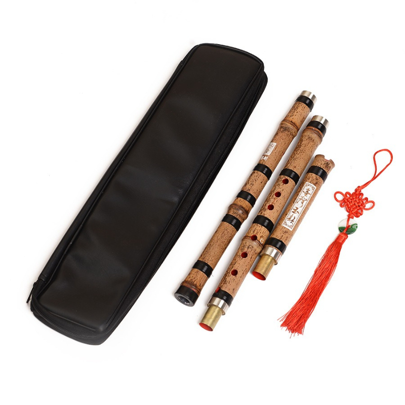 Musical Instrument Xiao - 8 Holes Bamboo Flute 3 Sections