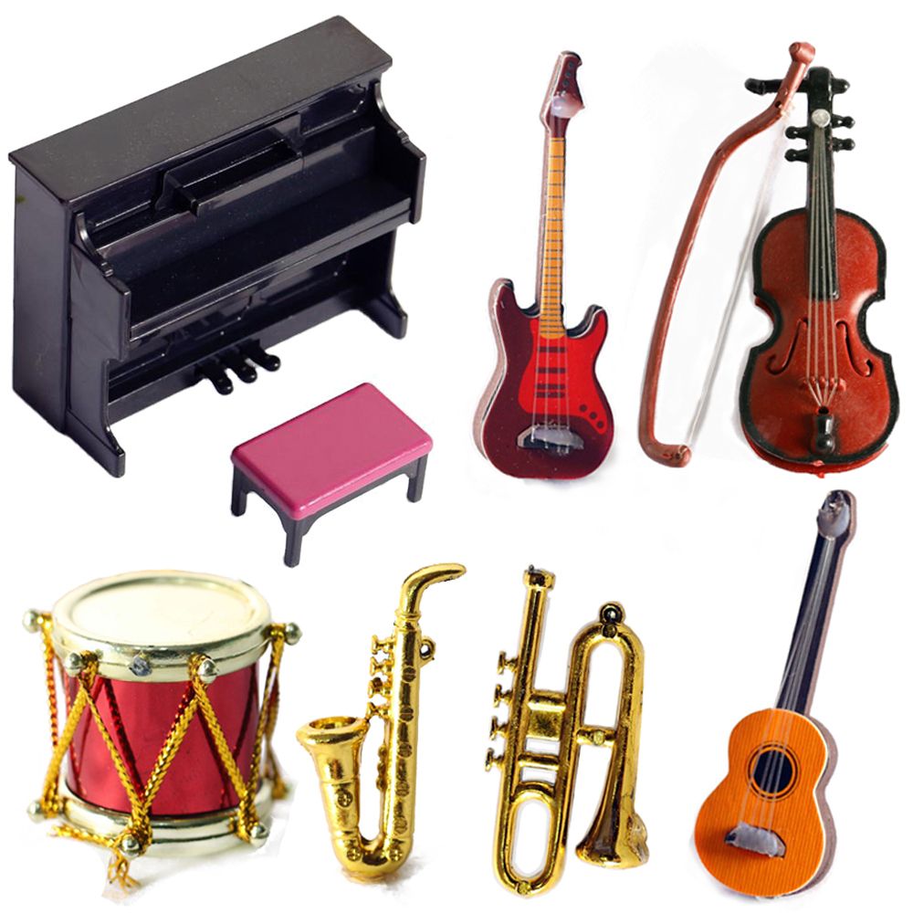 Musical Instrument Saxophone - Thu Nhỏ Búp Bê Dụng Cụ