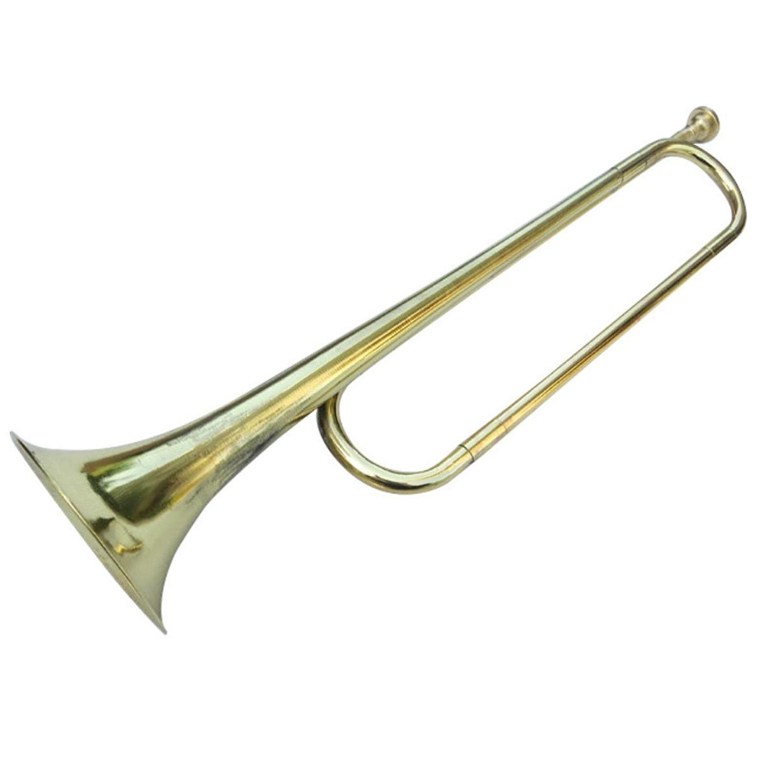 Musical Instrument Bugle - Elegant C Flat Bugle Polished Brass