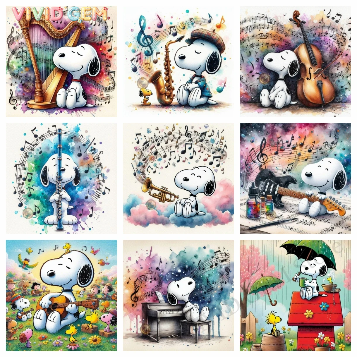 Musical Instrument Kit - VIVID GEM 2026 New Cartoon Comics
