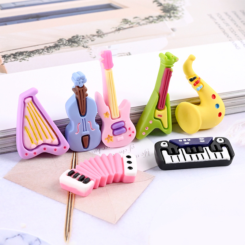 10pcs Cartoon Kawaii Resin Min - đánh giá và giá Musical Instrument Manufacturers