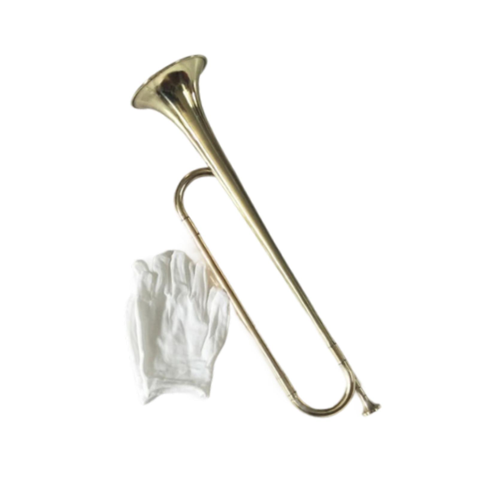 Lightweight Brass Bugle Trumpe - đánh giá và giá Musical Instrument Bugle