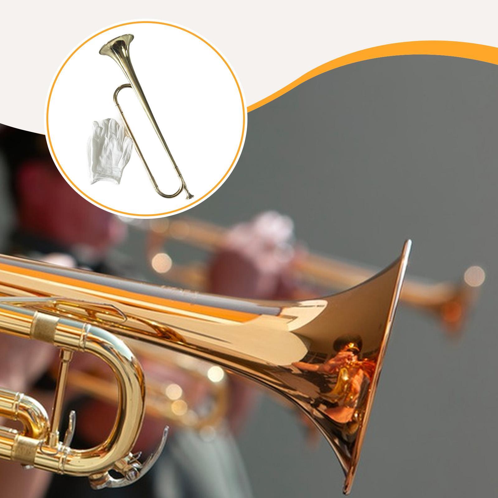 Lightweight Brass Bugle Trumpe - đánh giá và giá Musical Instrument Bugle