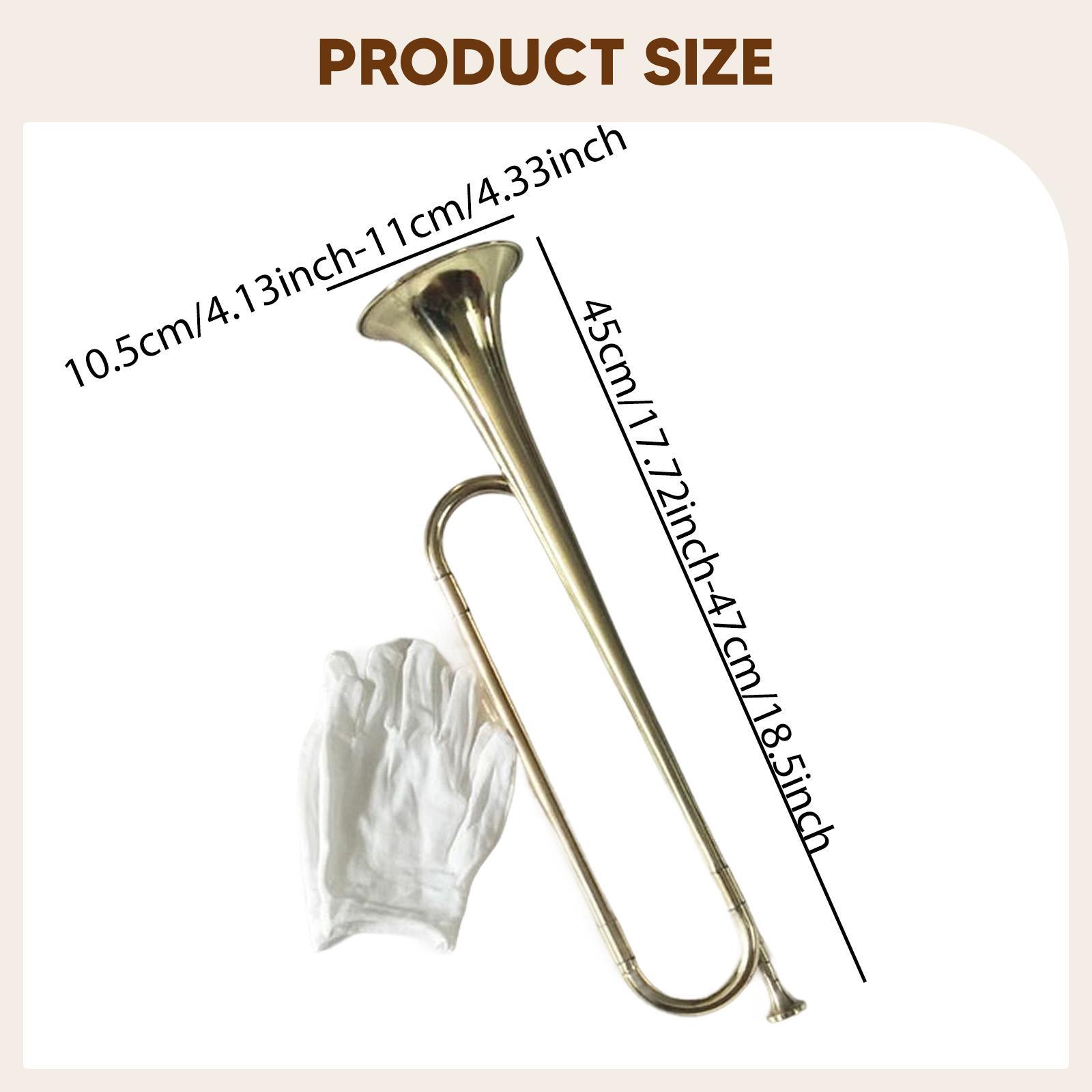 Lightweight Brass Bugle Trumpe - đánh giá và giá Musical Instrument Bugle