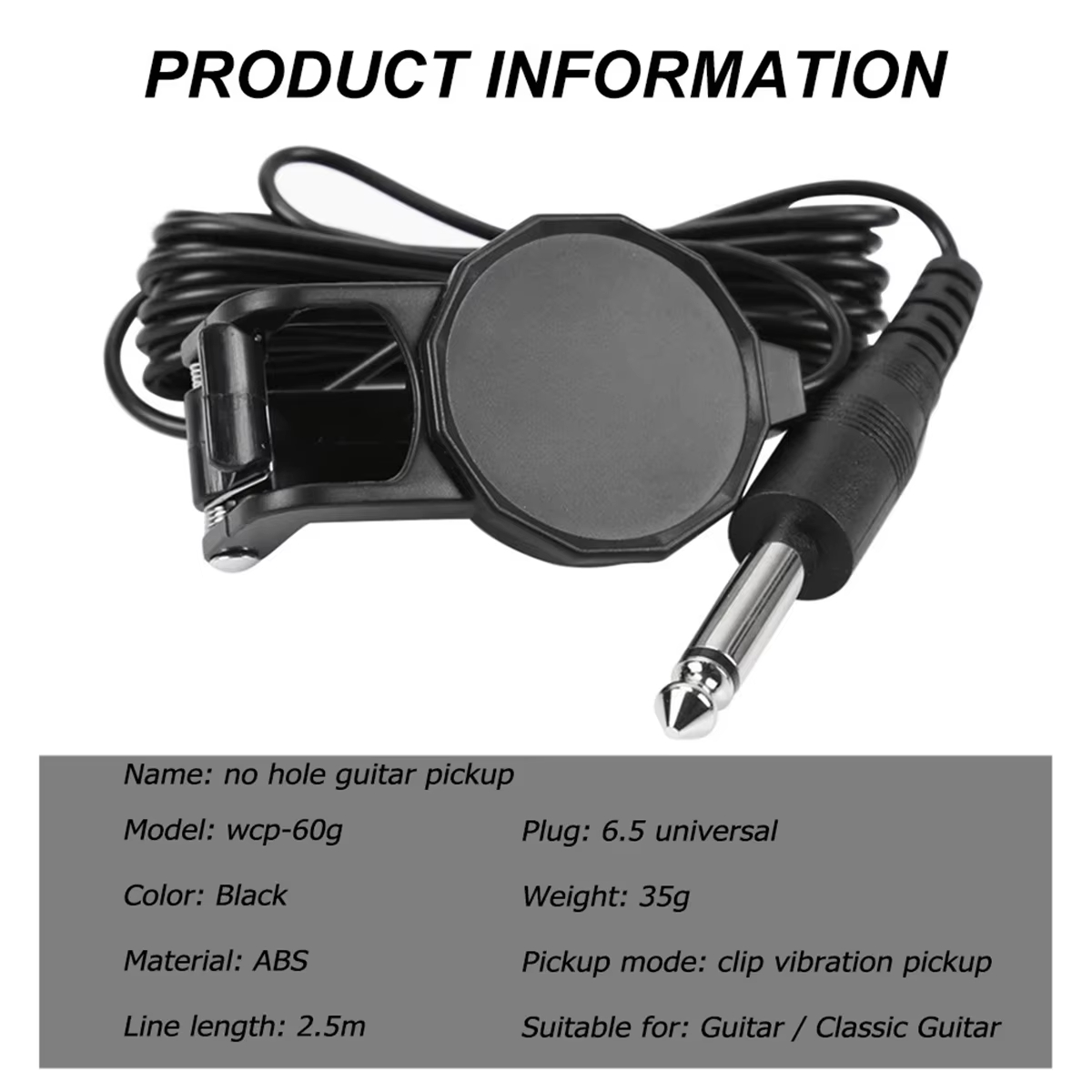 Audio Jack Clip On Pickup/2.5  - đánh giá và giá Musical Instrument Types