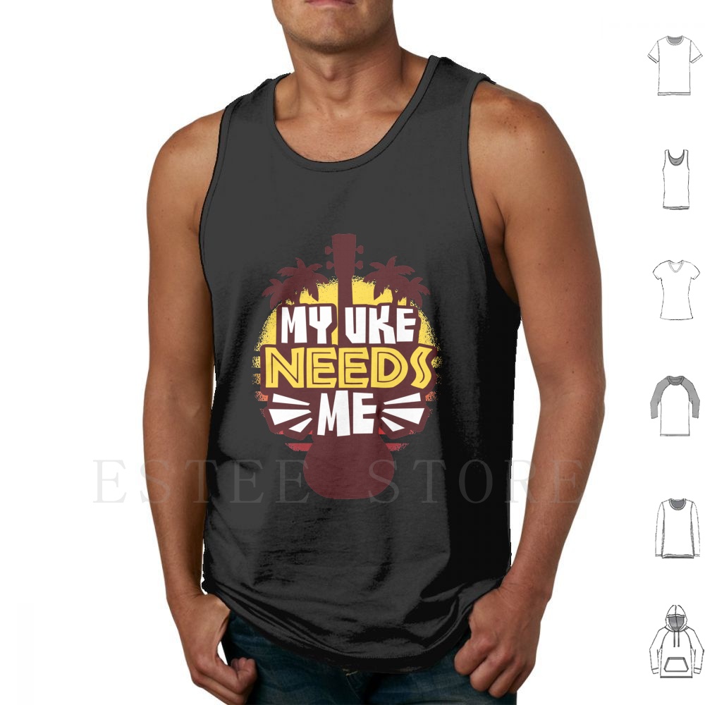Ukulele Tank Tops Vest Sleevel - đánh giá và giá Musical Instrument Hawaii