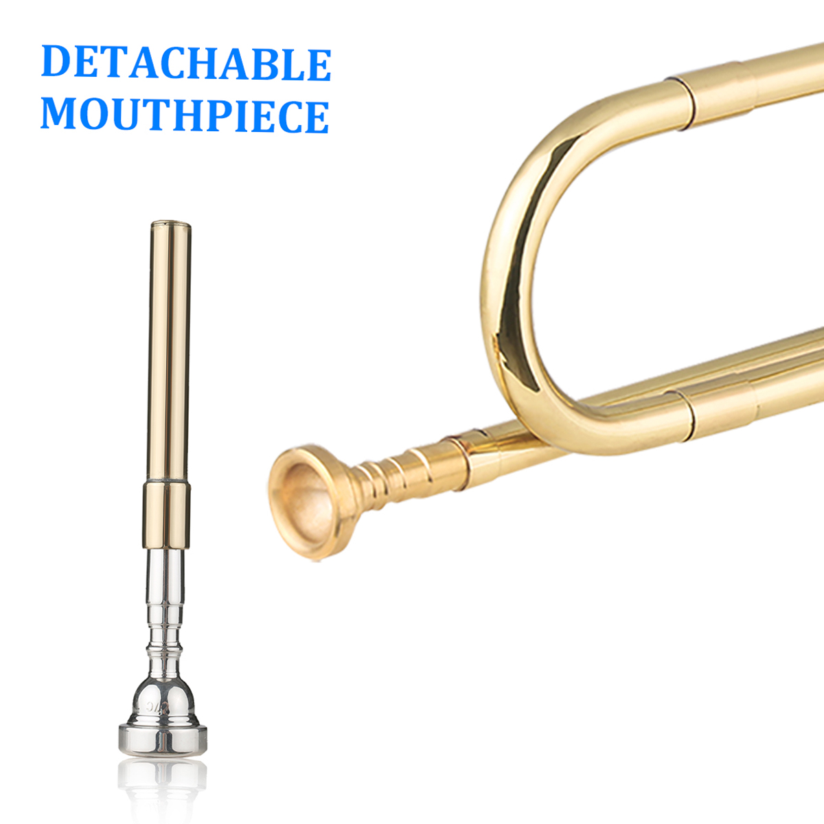 Brass C Bugle Call Gold-Plated - đánh giá và giá Musical Instrument Bugle