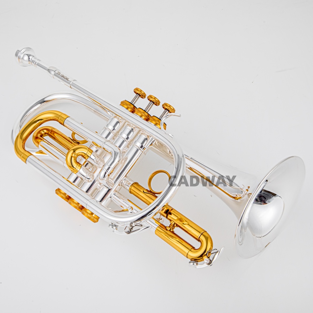 2026 High Grade BACH Silver Go - đánh giá và giá Musical Instrument Cornet