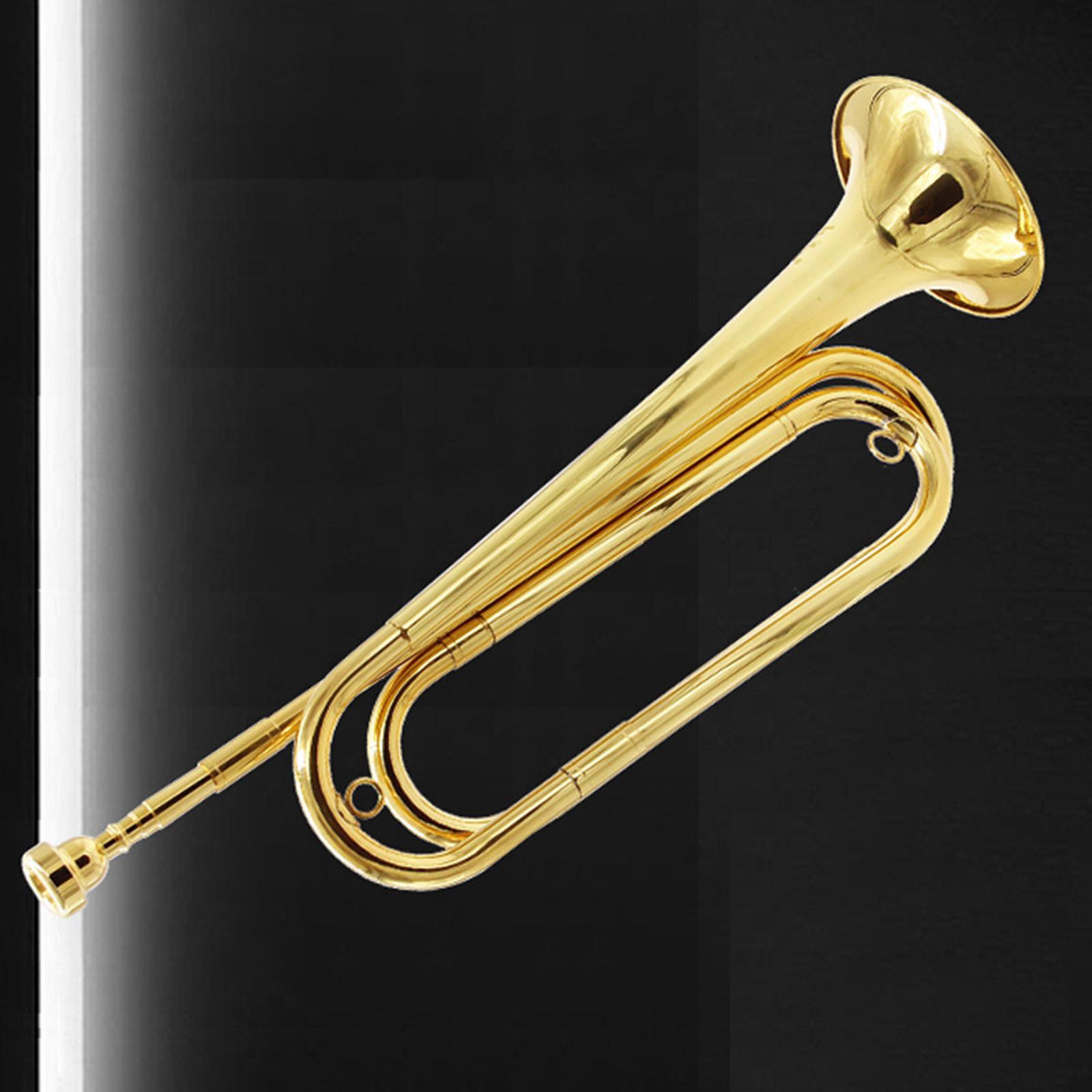 Brass Blowing Bugle Cavalry Tr - đánh giá và giá Musical Instrument Bugle