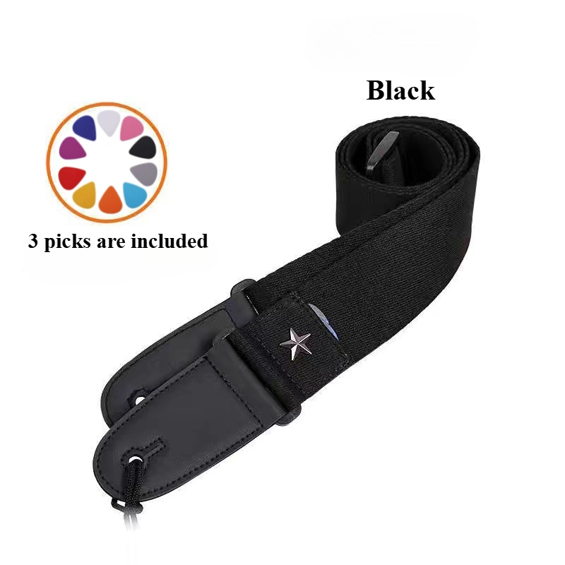 Embroidered Cross Guitar Strap - đánh giá và giá Musical Instrument Types