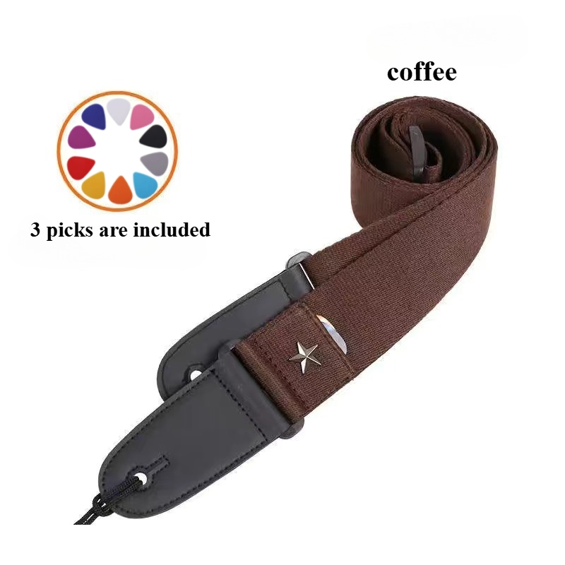 Embroidered Cross Guitar Strap - đánh giá và giá Musical Instrument Types