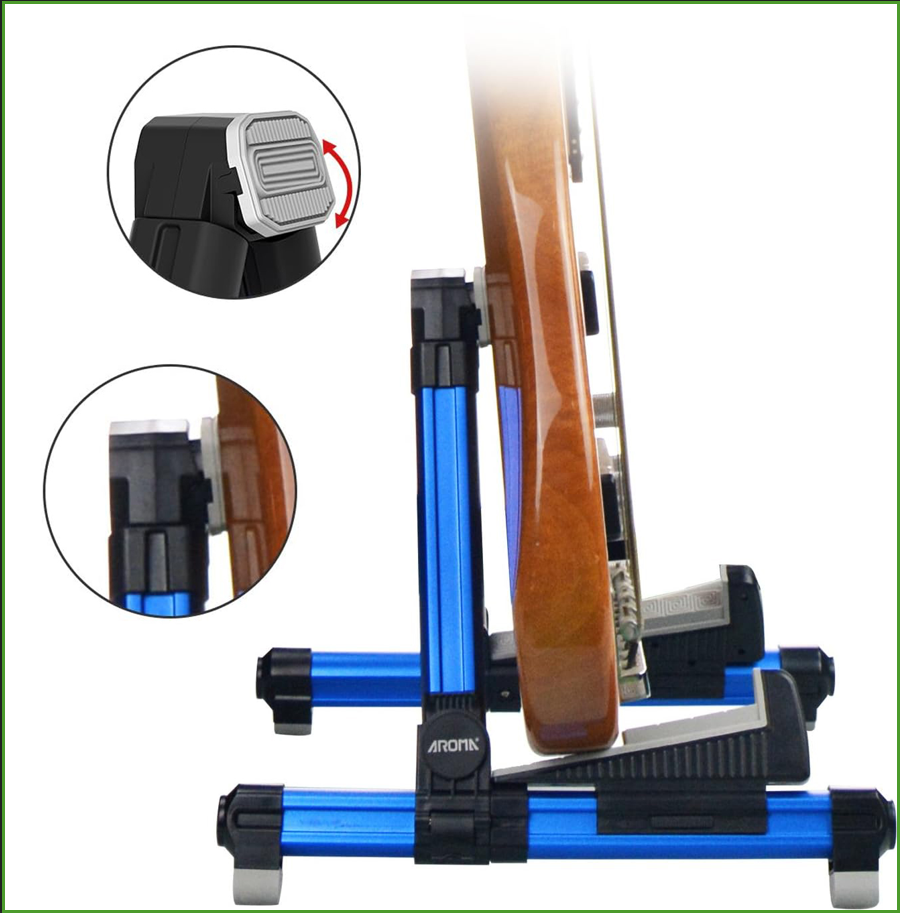 Foldable Aluminum Guitar Stand - đánh giá và giá Musical Instrument Types