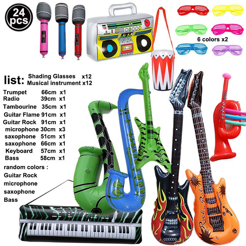 Inflatable Rock Star Toy Set I - đánh giá và giá Musical Instrument Saxophone
