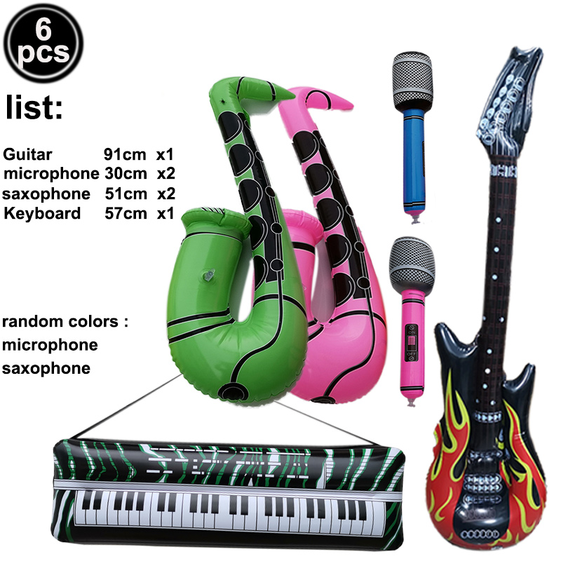 Inflatable Rock Star Toy Set I - đánh giá và giá Musical Instrument Saxophone