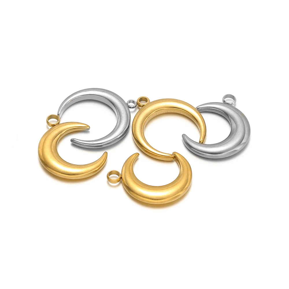 5pcs Stainless Steel Moon Horn - đánh giá và giá Musical Instrument Jewelry