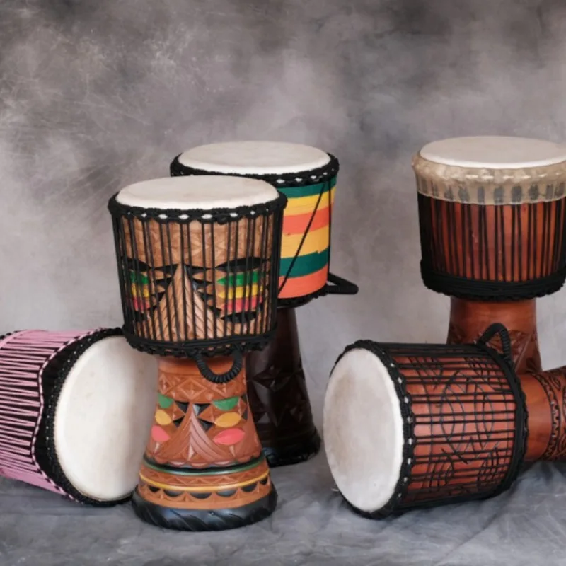 12 Inch Djembe Mahogany Africa - đánh giá và giá Musical Instrument Kit