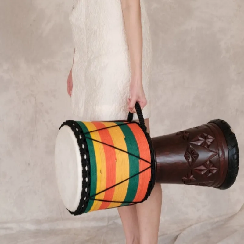 12 Inch Djembe Mahogany Africa - đánh giá và giá Musical Instrument Kit