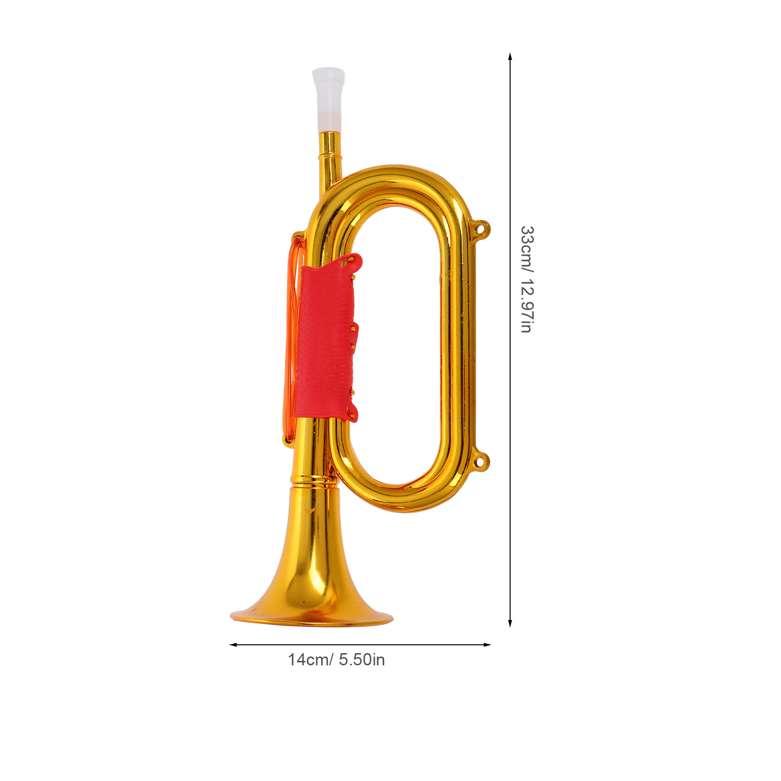 Golden Plastic Bugle for Child - đánh giá và giá Musical Instrument Bugle
