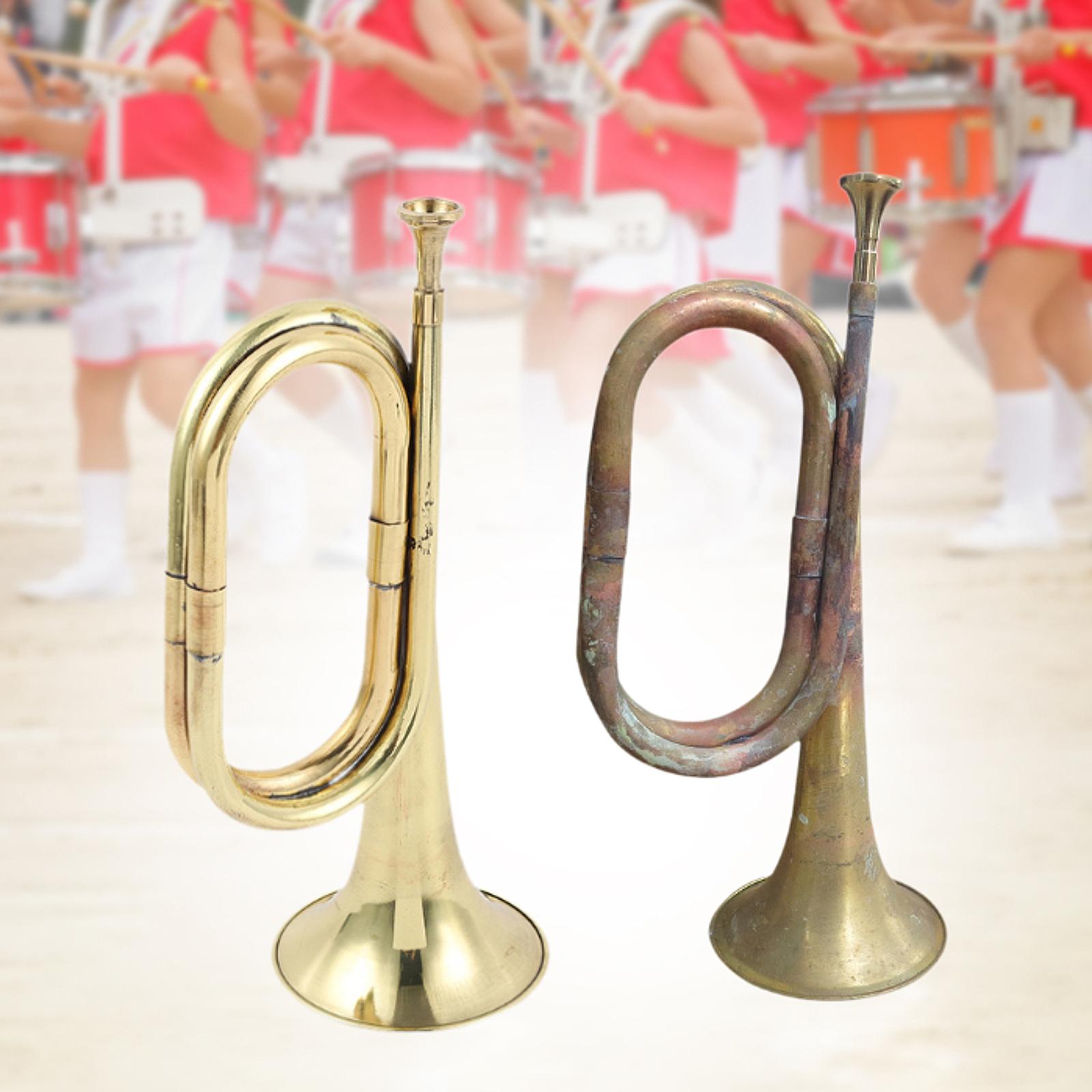 Brass Bugle Trumpet Prop Music - đánh giá và giá Musical Instrument Bugle