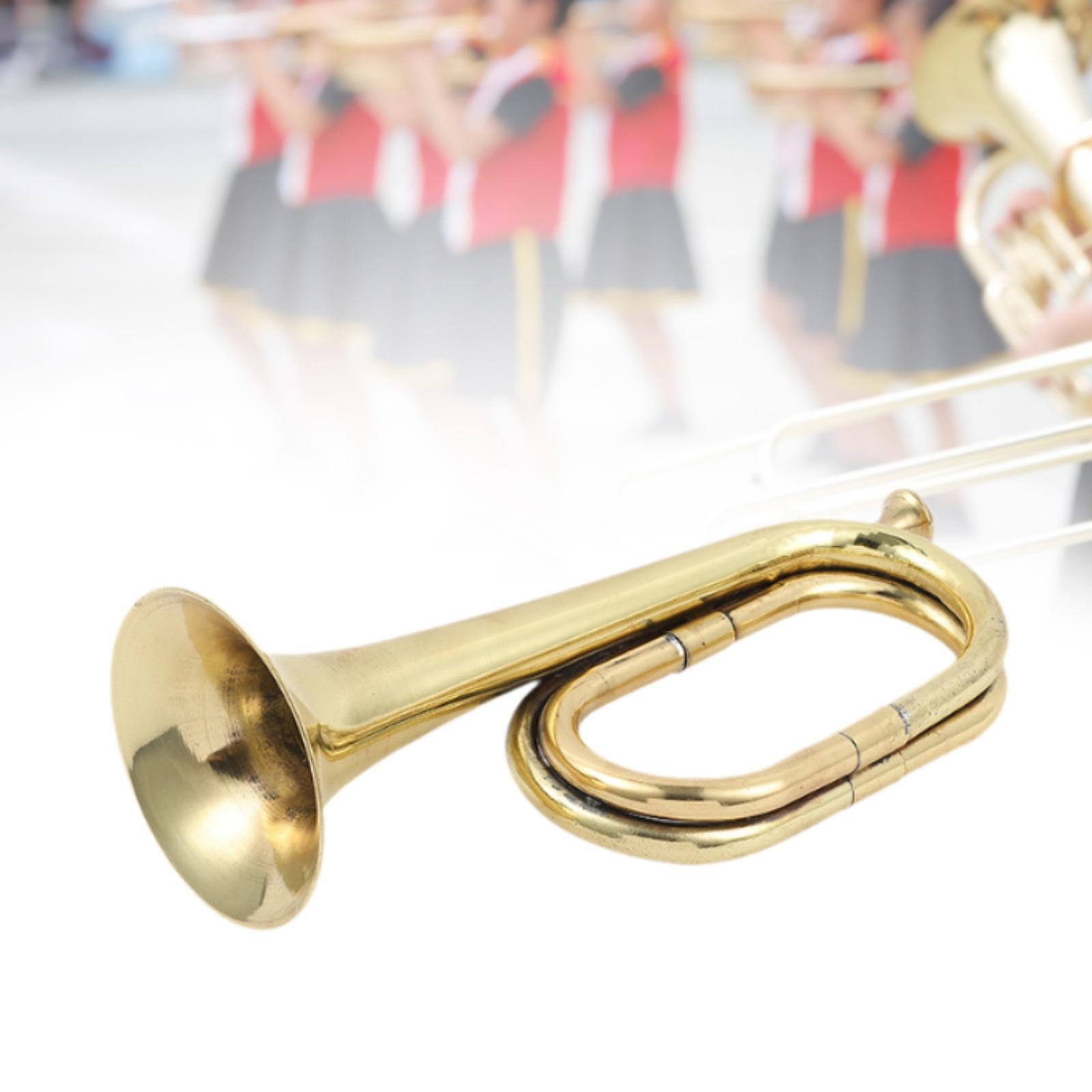 Brass Bugle Trumpet Prop Music - đánh giá và giá Musical Instrument Bugle