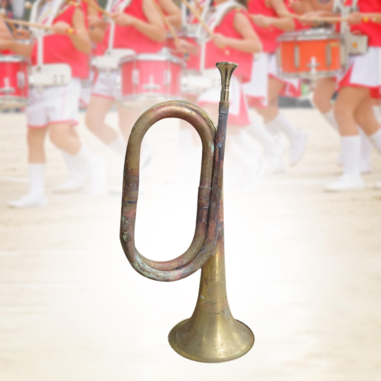 Brass Bugle Trumpet Prop Music - đánh giá và giá Musical Instrument Bugle