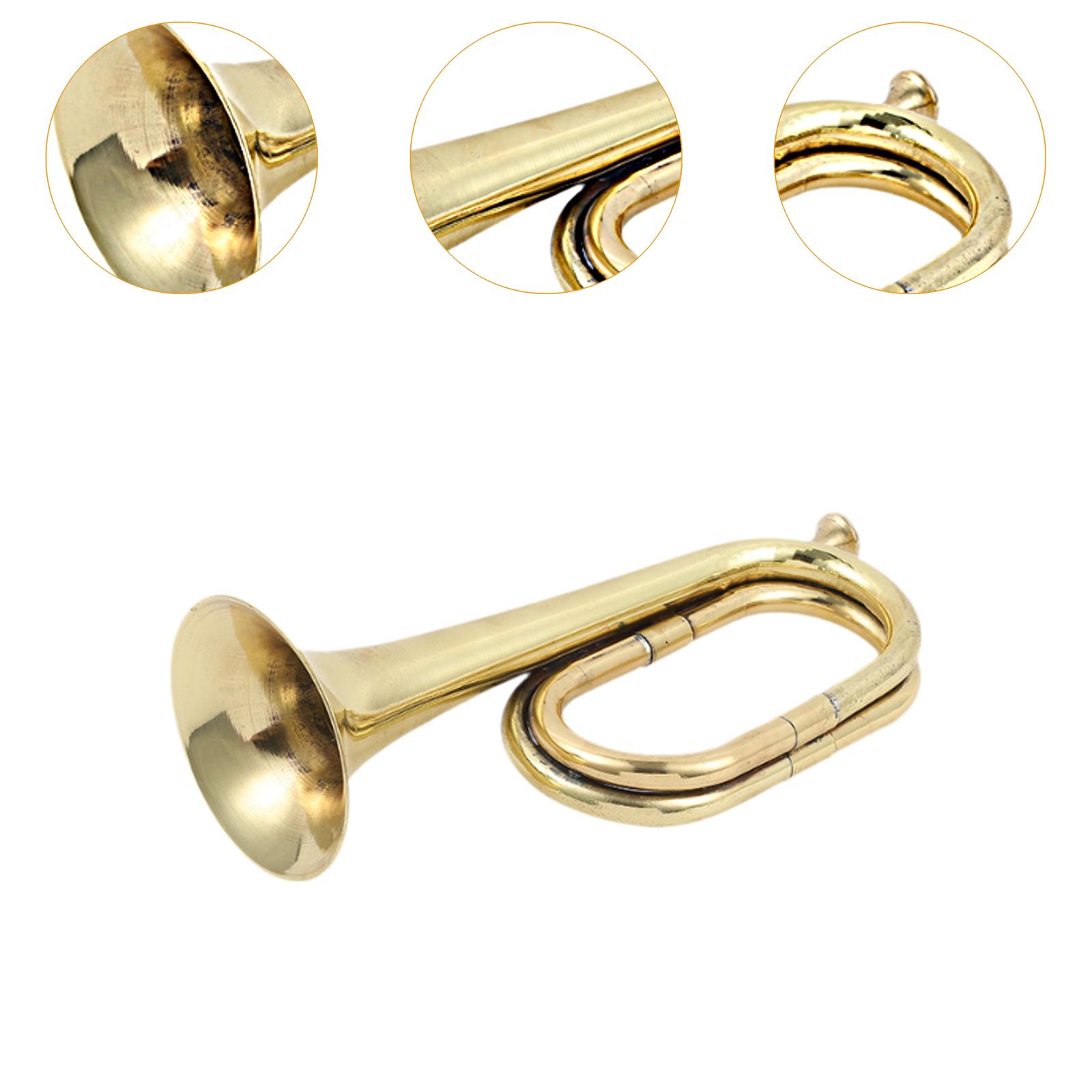 Brass Bugle Trumpet Prop Music - đánh giá và giá Musical Instrument Bugle