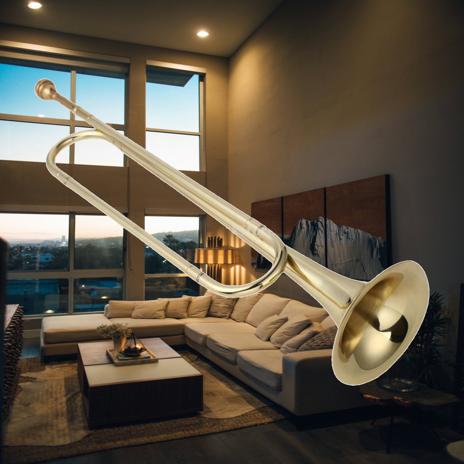 B Flat Bugle Young Team Bugle  - đánh giá và giá Musical Instrument Bugle