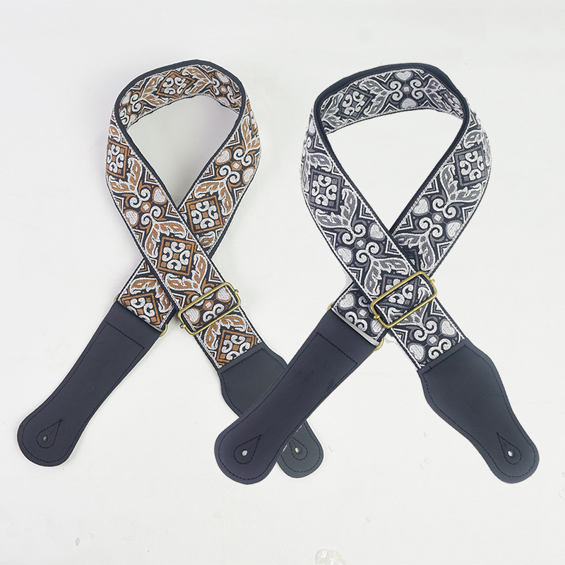 Guitar Strap Embroidered Print - đánh giá và giá Musical Instrument Types