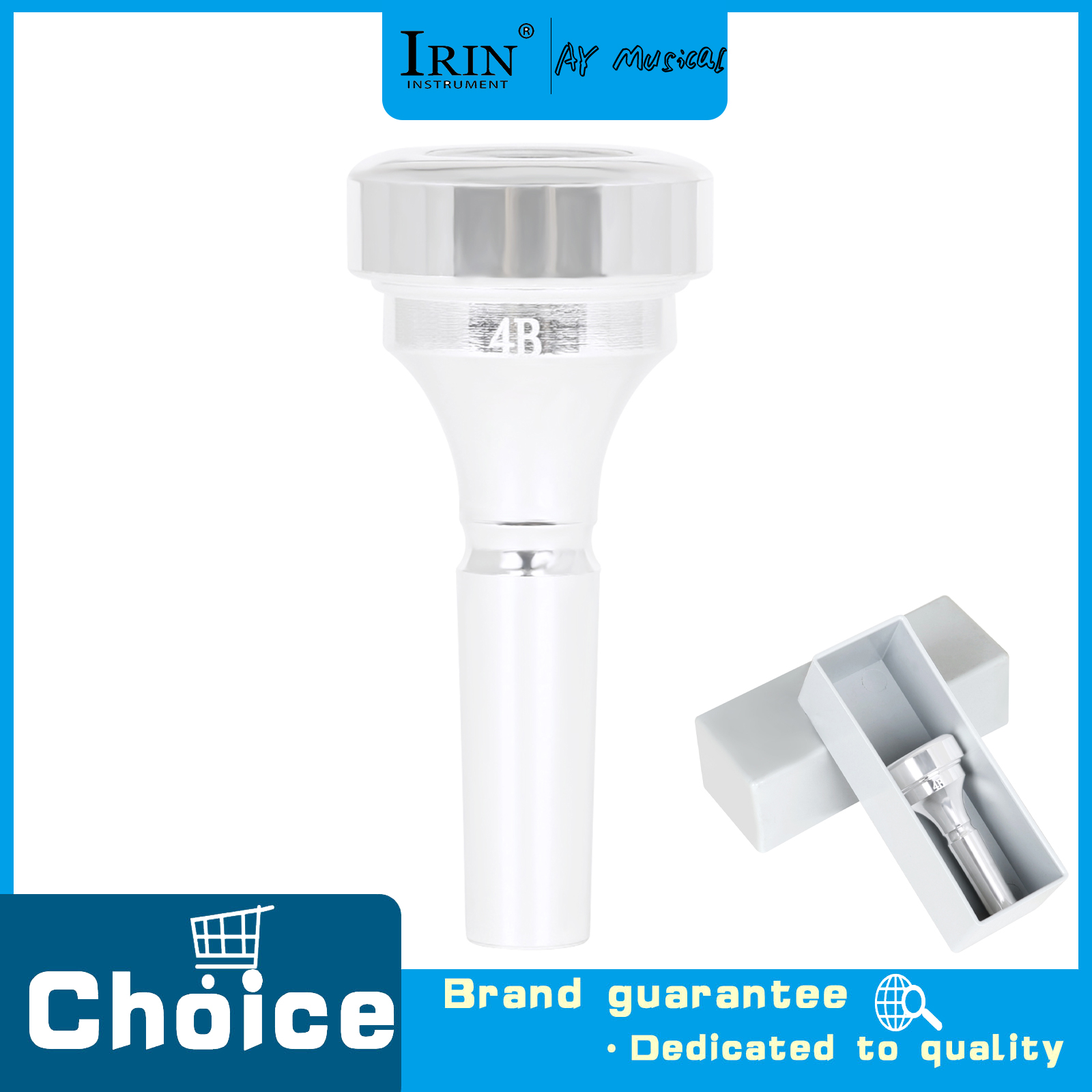 TR-17 Cornet Mouthpiece Brass  - đánh giá và giá Musical Instrument Cornet